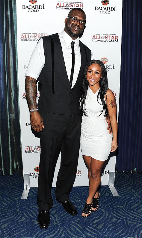 how big is shaq|shaq height wife.